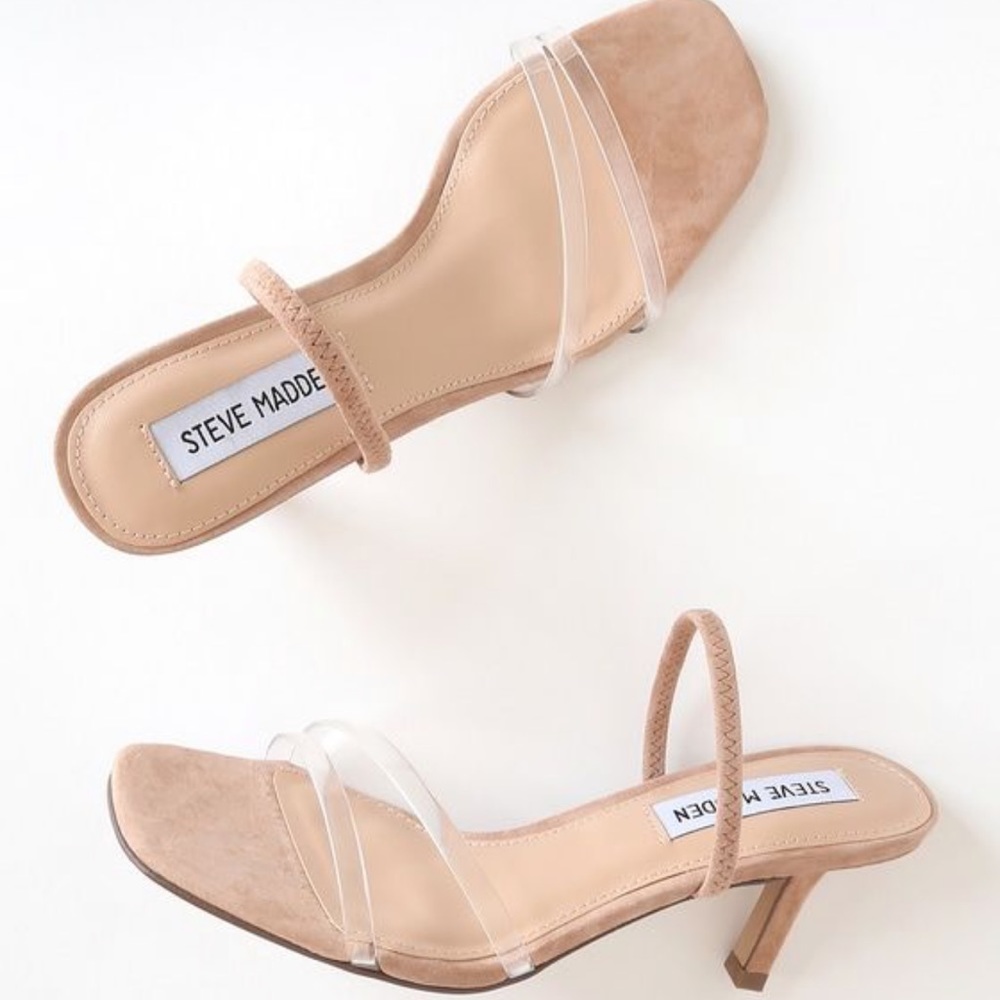 Steve Madden - Loft Clear Kitten Heels